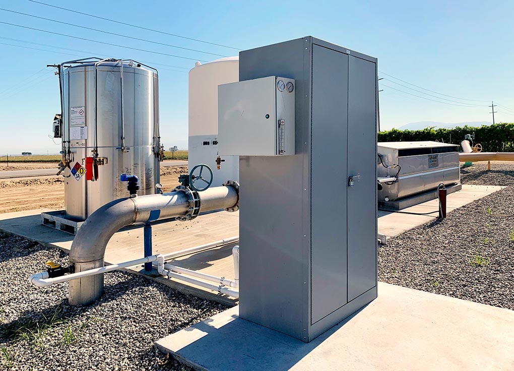 ECO2MIX equipment installed at a pump station