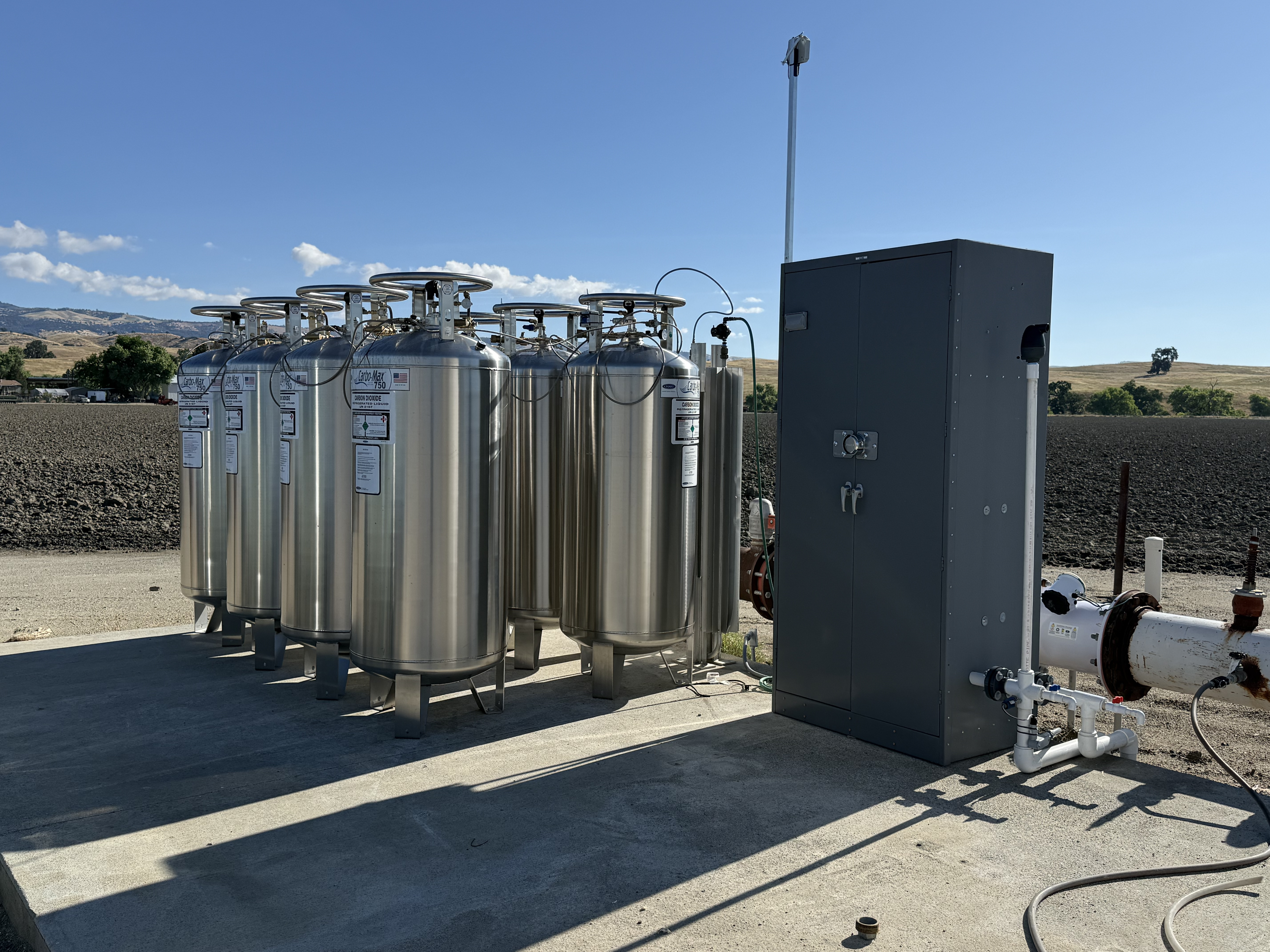 New ECO2MIX reactor installation at a pump station