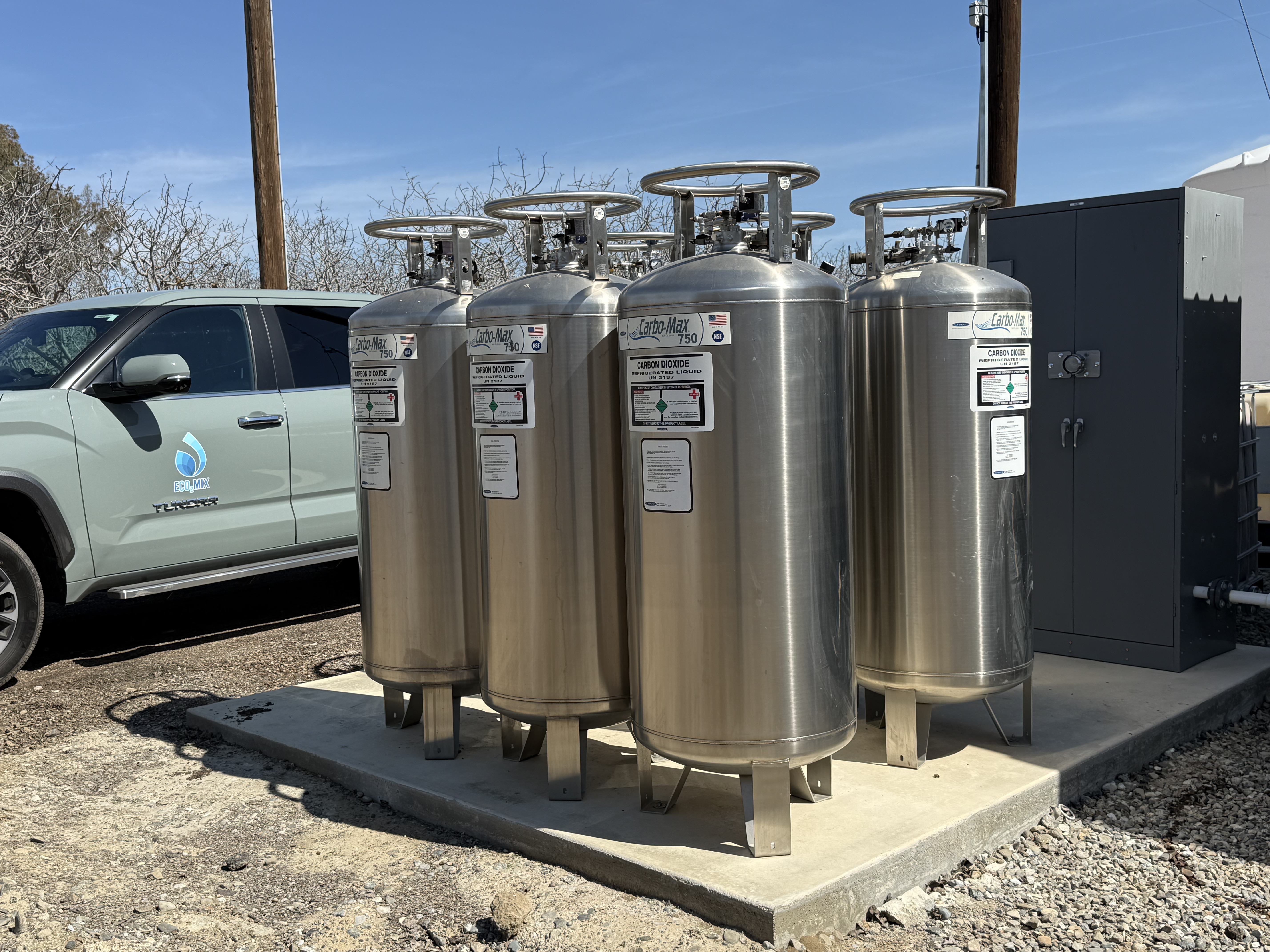 ECO2MIX reactor unit on service truck