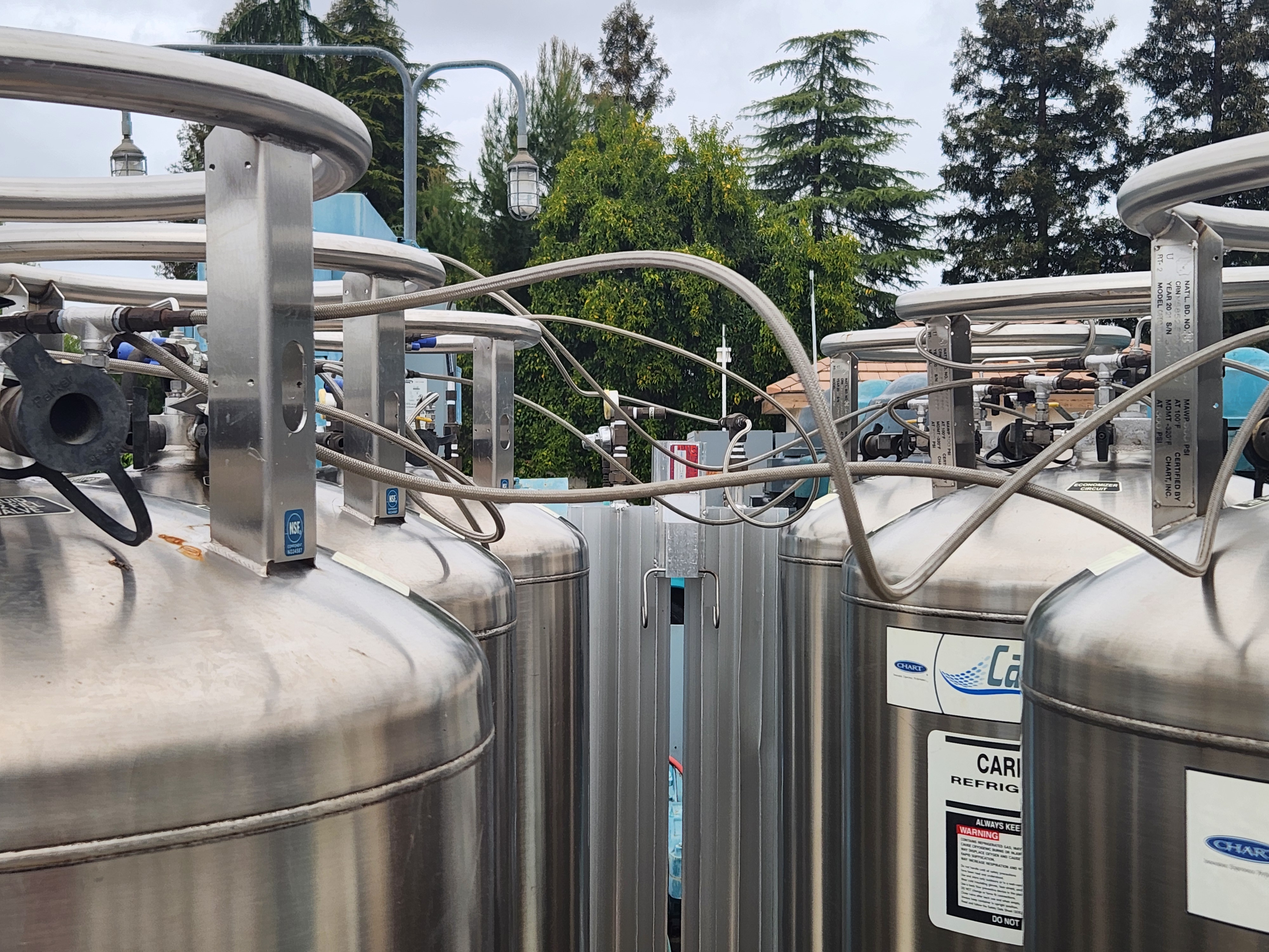 ECO2MIX tank system installed at a golf course